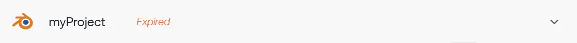 Expired Status Example