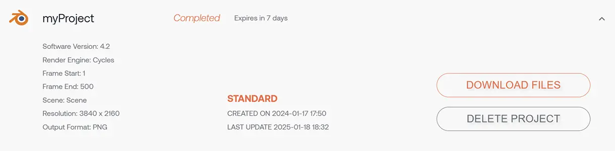 Job Details Example