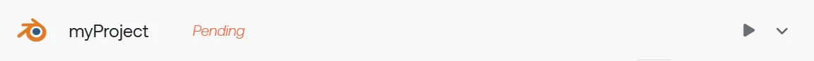 Pending Status Example